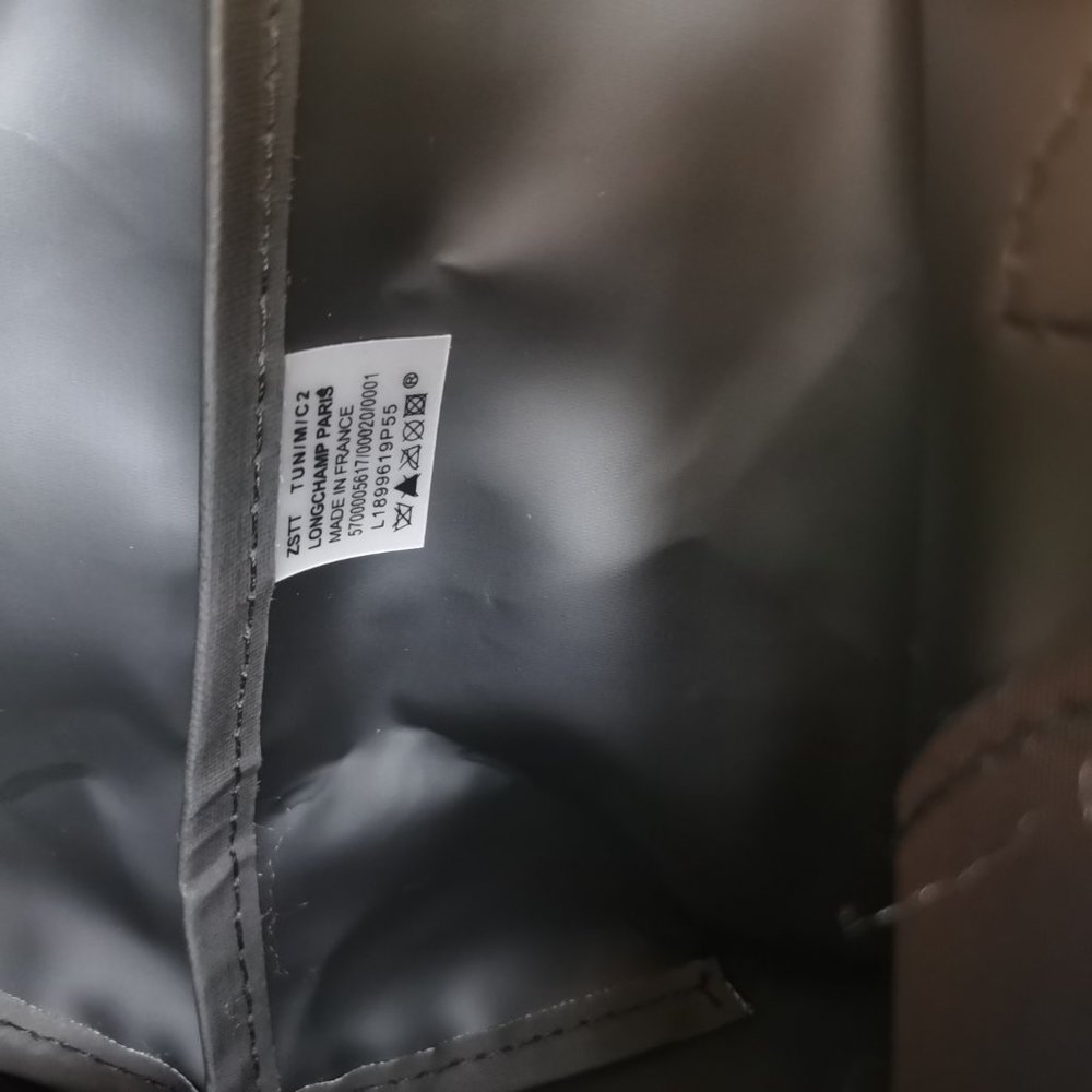 Longchamp Lepliage Black Nylon Backpack Bag - Picture 7 of 8